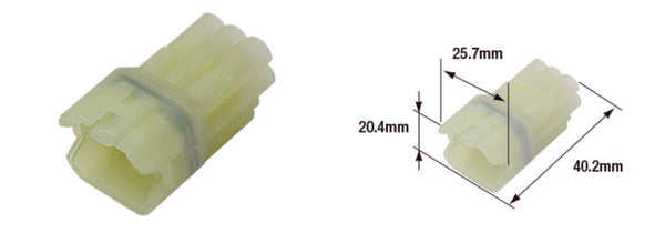 Conector feminino à prova d'água de turmax 090 (FRSH) -6-POLE-ETP-109
