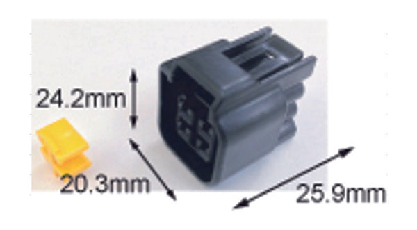Conector feminino à prova d'água de turmax 090 (FRW) -4-POLE-ETP-60