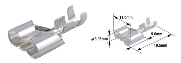 Tourmax duplo terminal feminino pino universal bala-brass-100-pack-etp-05