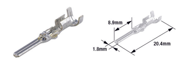 Pino do terminal masculino Tourmax Tipo 070 (FRA) -Brass-50-Pack-ETP-64