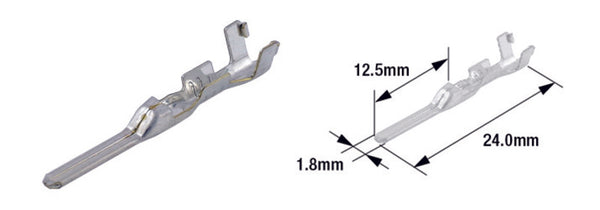 Pino do terminal masculino Tourmax Tipo 070 (Fry) -Brass-50-Pack-ETP-72