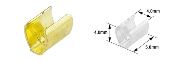 Manga de junta de turmax Ø4 mm tipo B-48-BRASS-100-PACK-ETP-92