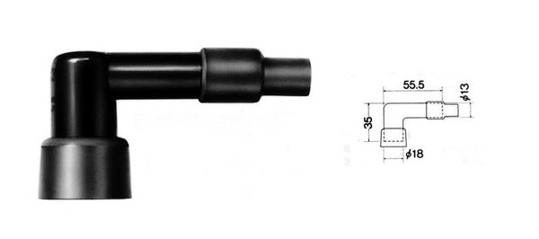 NGK Kicks Plug Cap - LB10FF