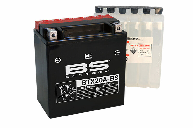 BS Bateria de manutenção da bateria sem pacote ácido - BTX20A -B