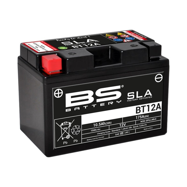 BS Battery SLA Battery Maintenance-Free Factory Activated - BT12A 