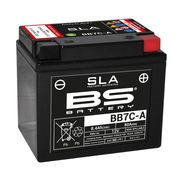 BS Battery SLA Battery Maintenance-Free Factory Activated - BB7C-A 
