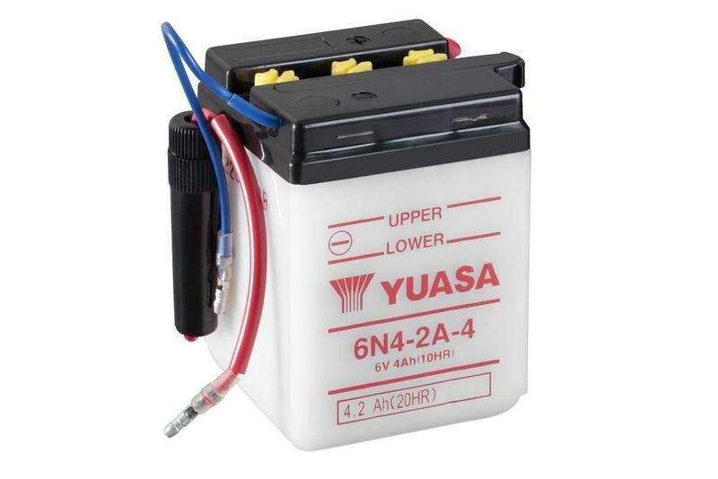 Yuasa Battery Conventional Without Acid Pack-6N4-2A-4