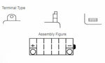 Yuasa Battery Conventional Without Acid Pack - YB9 -B