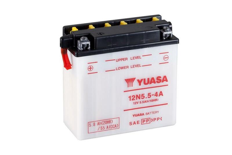 Yuasa Battery Conventional Without Acid Pack - 12N5.5-4a