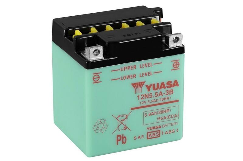 Yuasa Battery Conventional Without Acid Pack - 12N5.5A -3B