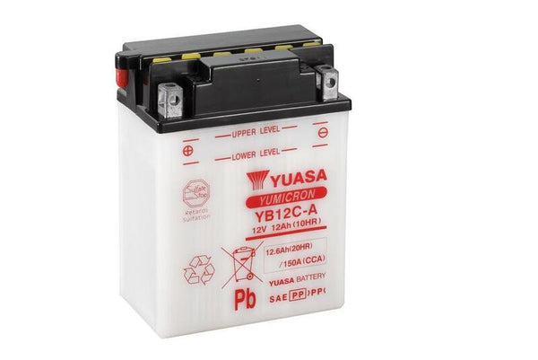 YUASA Conventional Battery without Acid Pack - YB12C-A 