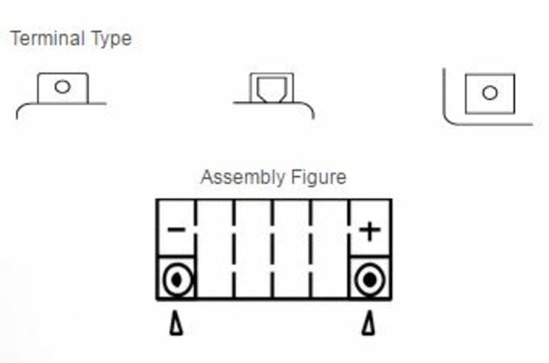 Yuasa Manutenção -Bateria livre com pacote ácido -ytx7l -b