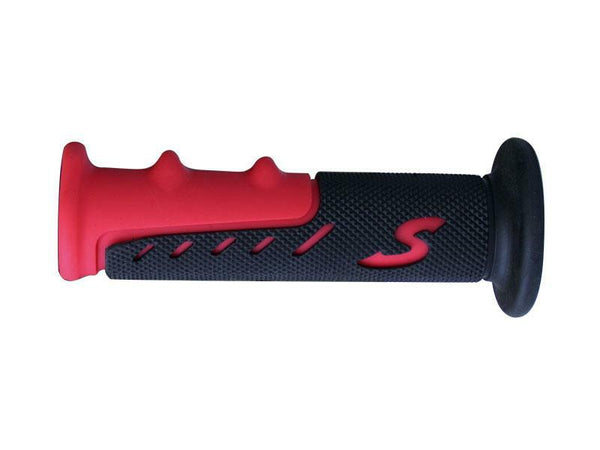 Bihr Street Color Grips Ergonomicl35-658 Vermelho