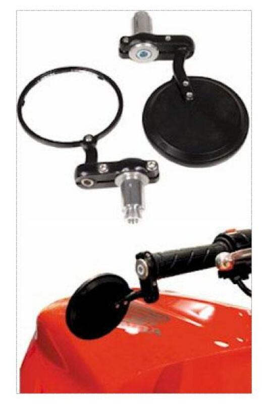 V barramento de peças espelho universal - preto (par) A40-50080K