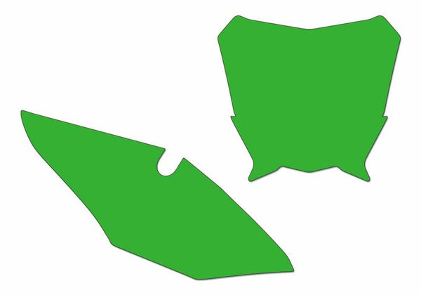 Adesivos de placa de blackbird verde honda crf450r 3141/000008
