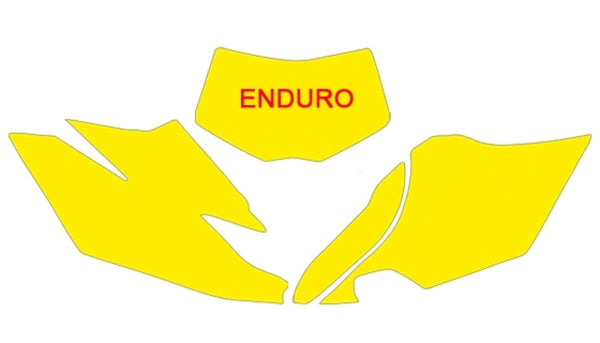 Adesivos de placa de blackbird yamaha verde wr450f 3221/000008