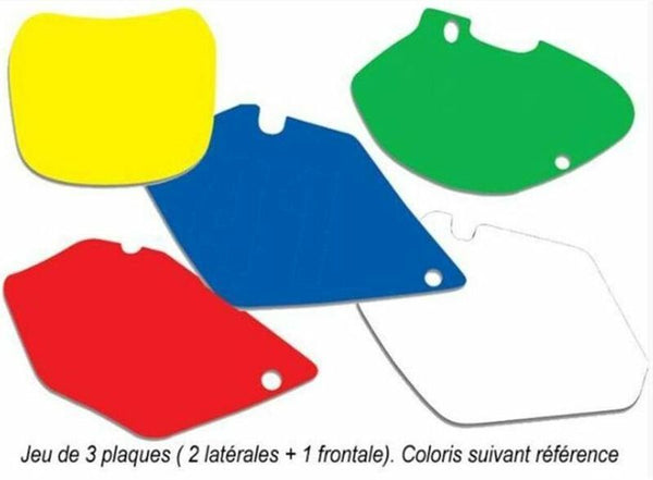 Adesivos de placa de blackbird Red Kawasaki KX450F 3419/000009