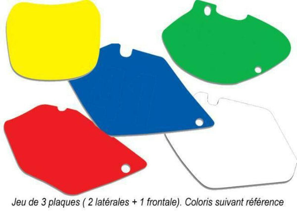 Blackbird Plate Stickers Yellow Husaberg FE 3704/000004