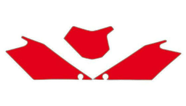 Adesivos de placa de blackbird Red Gas EC EC 3905/000009