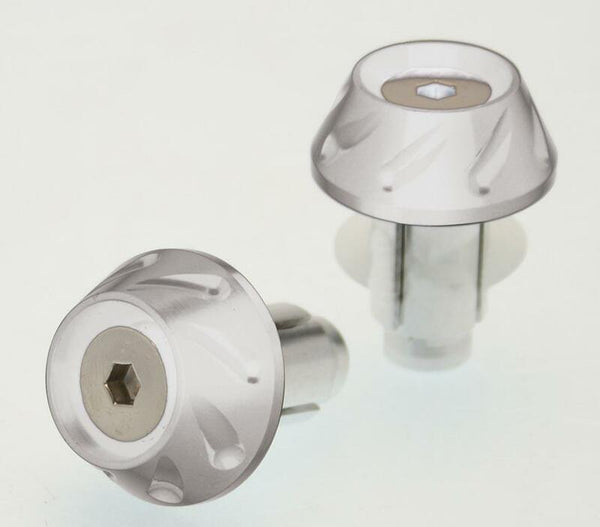 Bihr Next Bar Ends Ø14-17mm Silverbe001s