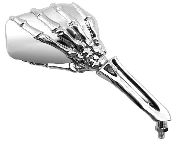 V peças esqueleto espelho direito Universal M10 - Chrome (1pc) E569D