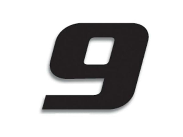 Blackbird Race número 9 20x25cm preto 5049/20/9