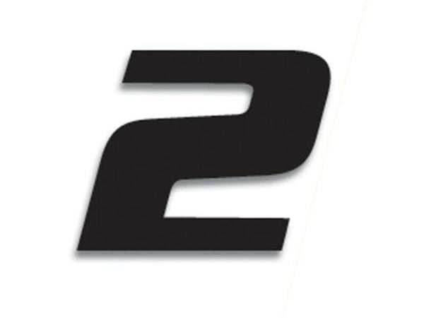 Blackbird Race número 2 20x25cm preto 5049/20/2