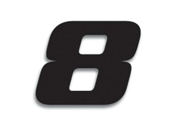 Blackbird Race número 8 20x25cm preto 5049/20/8