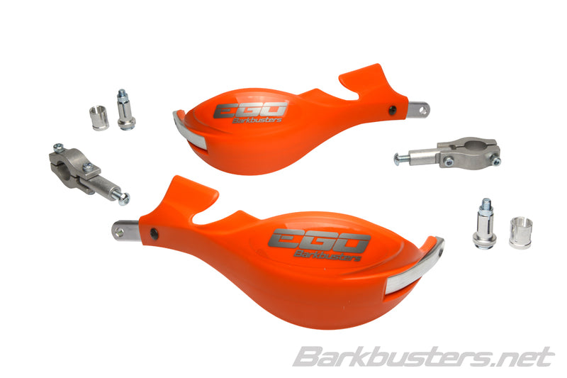 Barkbusters ego mini guarda-mãos reto Ø22mm laranja ego-004-00s