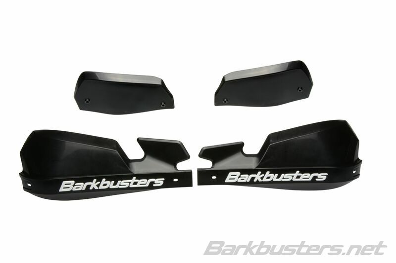 Barkbusters VPS MX Handguard Plástico Conjunto apenas de defletor preto/preto VPS-003-01-BK