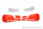 Barkbusters VPS MX Handguard Plástico Conjunto apenas de defletor vermelho/branco VPS-003-01 RD