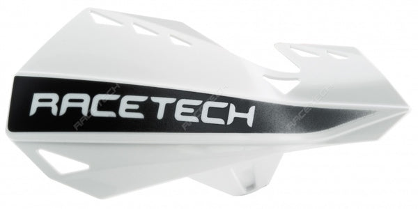 Racetech Dual Handguards White R-Kitpmdubn14