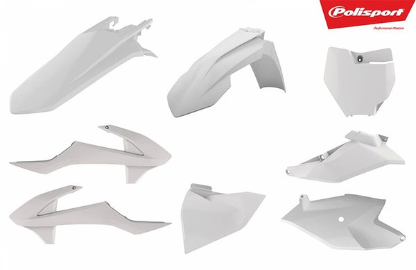 Kit de plástico portuário da polícia White KTM SX85 90761