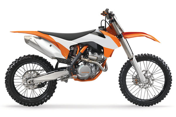 O radiador da polícia cobre o OEM Color (2015) Orange/White KTM 84174001