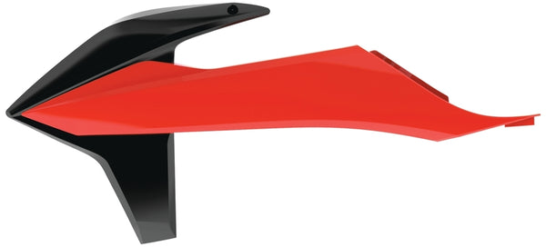 Policeport Radiator Covers Black/Neon Orange KTM SX/SX-F 84221007