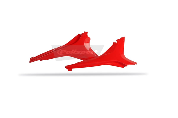 Police Port Air Box Covers Red Honda CRF250R/CRF450R 86045001