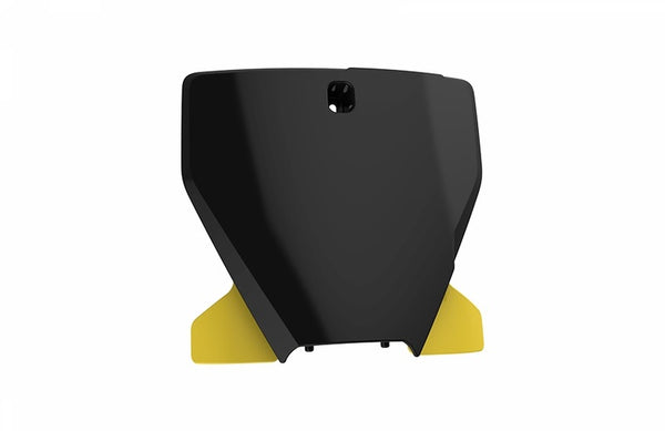 Police Port Front Number Plate Black 8666500002