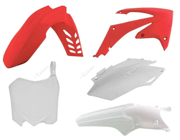 Kit de plástico racetech OEM cor vermelho/branco Honda CRF250R/450R R-KITCRF-OEM-516