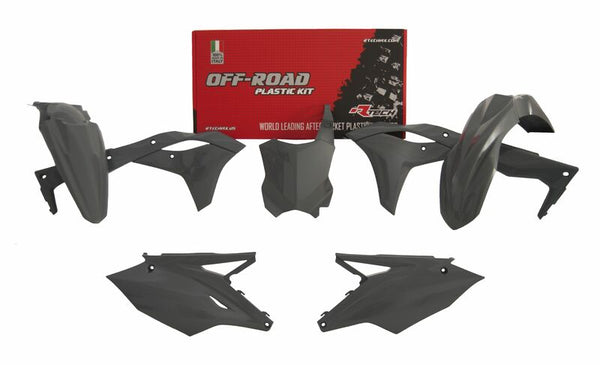 Kit de plástico racetech Quantum cinza R-Kitkxf-Gr0-519