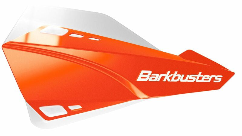 Barkbusters Saber Handleard Set Universal Mount Orange/White Sab-1or-00-Wh