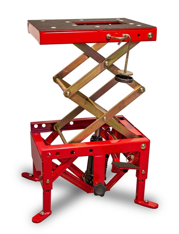 BIHR HYDRAULIC MX LIFT STAND RED (WHEELS NOT INCLUDED) ST-SMI2091-2T-RED