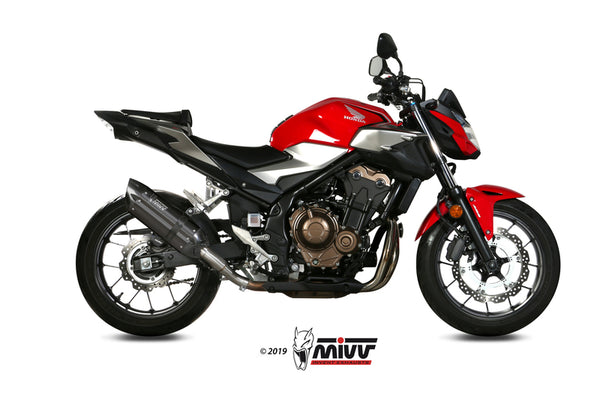 MIVV SUONO STUFFLER AÇO BLACE/CARCO END CABO HONDA CB500F H.075.L9