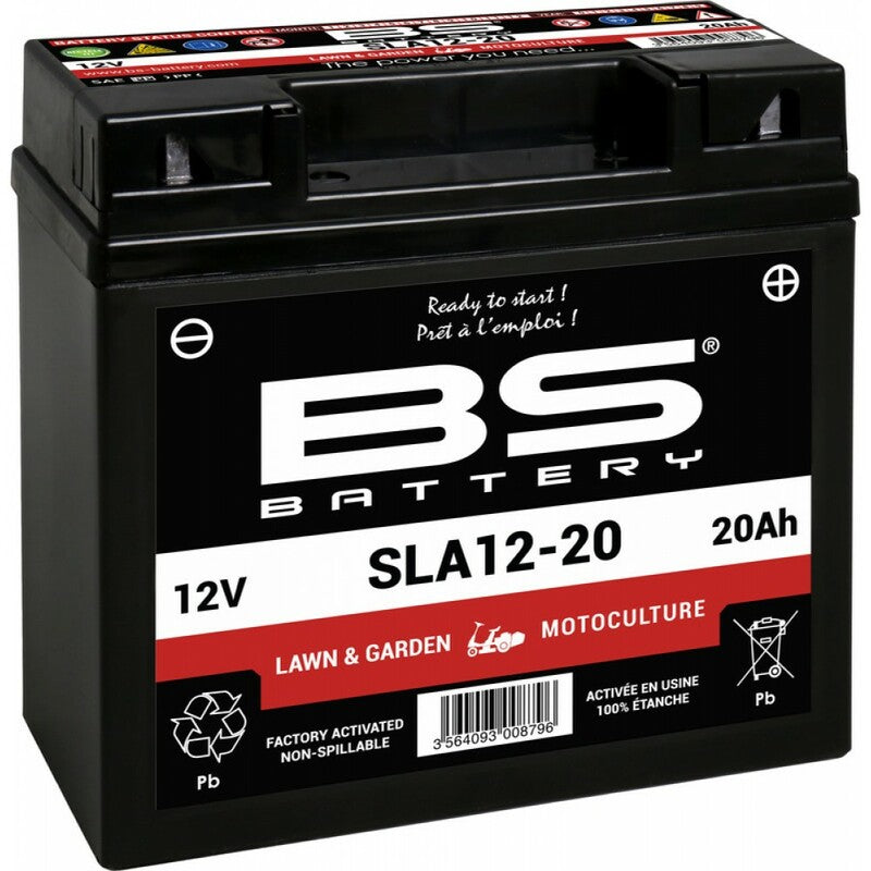 BS Battery SLA Manutenção de bateria Factory Factory ativado - SLA12-20