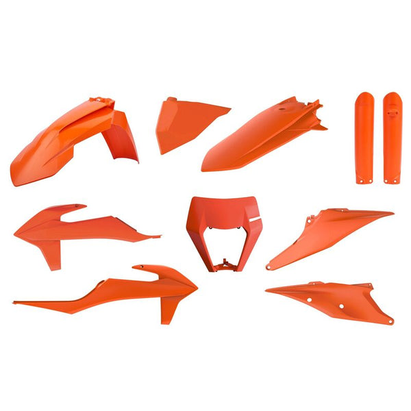 Kit de plástico portuário da polícia Orange KTM 91041
