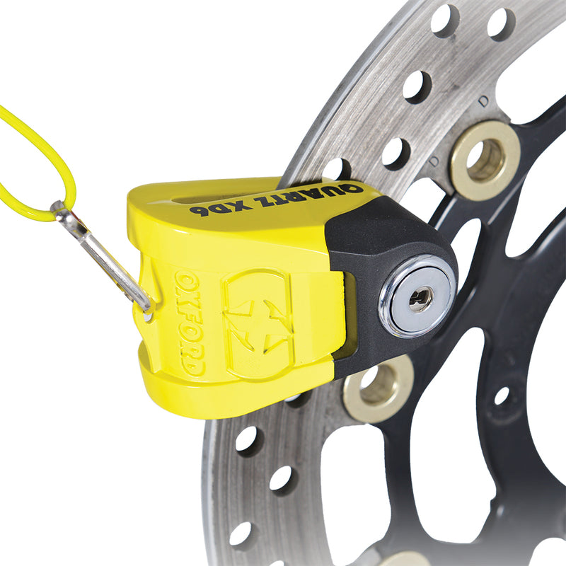 Oxford Quartz XD10 Lock - Ø10mm Amarelo/Black Lk209