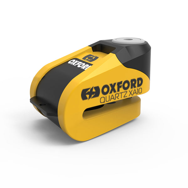 Oxford XA10 Alarm Slicbrake Lock - Ø10mm amarelo/preto