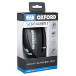 Oxford Screamer 7 Lock de disco - Ø7mm Black Lk289