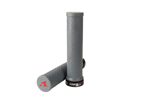 RACETECH R-BIK-O-O-O-ON GRIPS cinza-bike b-mprbikegr20