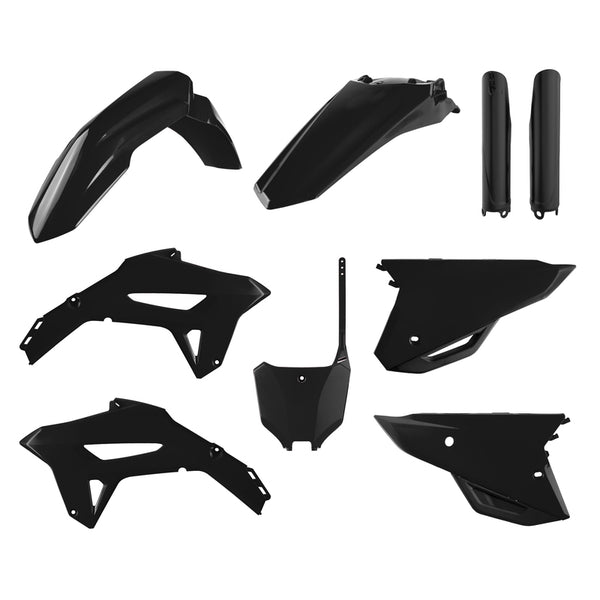 Police Port Kit de plástico preto Honda CRF450R 91056