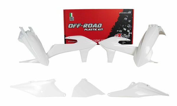 Kit de plástico racetech branco ktm exc r-kittm-bn0-420